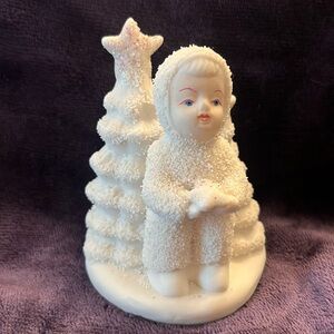Ceramic snow figurine